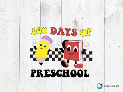 100 Days of School Celebration, Best for students, best on t-shirt, best to be applied with heat transfer vinyl