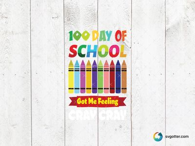 100 Days of School Celebration, Best for teachers and students, best on t-shirts and tote bags, best to be applied with heat transfer vinyl and screen printing
