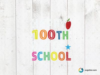100th Day of School Celebration, Best for teachers, best on t-shirt, best to be applied with heat transfer vinyl