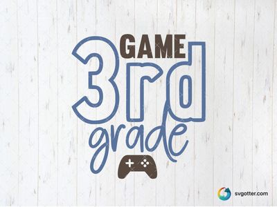3rd Grade Gamer, Best for child, best on t-shirt, best to be applied with heat transfer vinyl