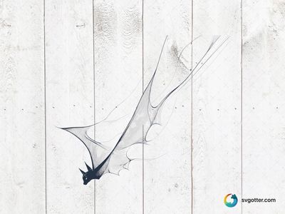Abstract Bat Illustration, Best for artists, best on wall art, best to be applied with print and cut