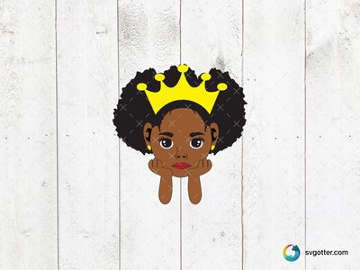 Afro Queen Illustration, Best for artist, best on t-shirt, best to be applied with sublimation