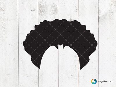 Afro Silhouette Design, Best for artists, best on t-shirt, best to be applied with screen printing