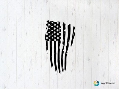 American Eagle with Flag, Best for patriots, best on t-shirt, best to be applied with screen printing