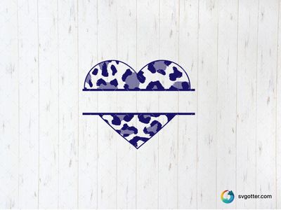 Animal Print Heart Design, Best for fashion enthusiasts, best on tote bags, best to be applied with screen printing