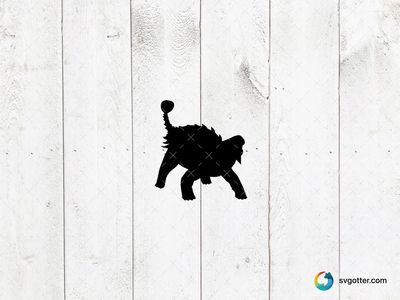 Ankylosaurus Silhouette, Best for dinosaur enthusiasts, best on t-shirt, best to be applied with screen printing