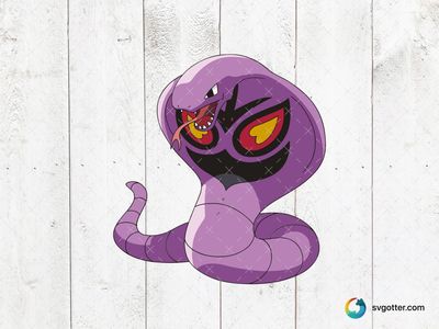 Arbok Pokemon Illustration, Best for Pokemon fans, best on t-shirt, best to be applied with screen printing