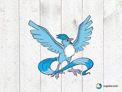 Articuno Legendary Pokemon, Best for Pokemon fans, best on t-shirt, best to be applied with sublimation
