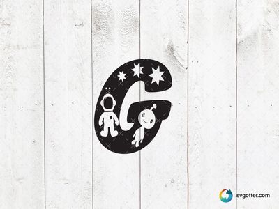 Astronaut and Alien Font Design, Best for artists, best on t-shirt, best to be applied with screen printing