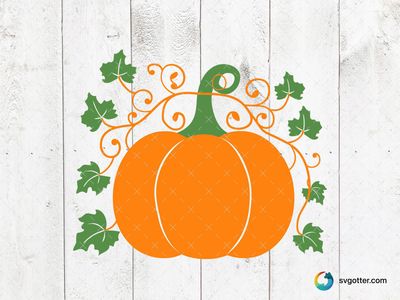 Autumn Pumpkin Design, Best for holiday enthusiast, best on tote bag, best to be applied with heat transfer vinyl