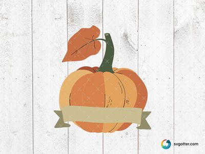 Autumn Pumpkin Illustration, Best for holiday enthusiast, best on tote bag, best to be applied with sublimation
