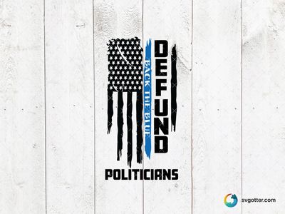 Back the Blue Flag Design, Best for activists, best on t-shirt, best to be applied with screen printing