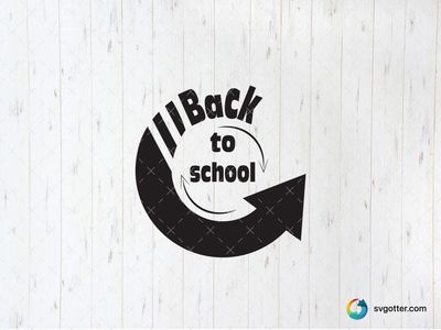 Back to School Arrow Design, Best for students, best on t-shirt, best to be applied with screen printing
