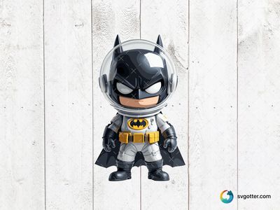 Batman Astronaut, Best for superhero fans, best on t-shirt, best to be applied with sublimation