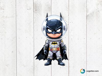 Batman in Space Suit, Best for superhero fans, best on t-shirt, best to be applied with sublimation