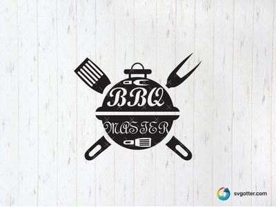 BBQ Master Design, Best for dad, best on apron, best to be applied with heat transfer vinyl