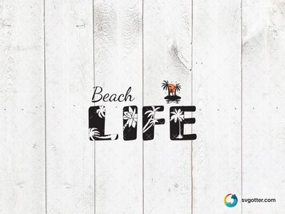 Beach Life Design, Best for travelers, best on t-shirt, best to be applied with sublimation