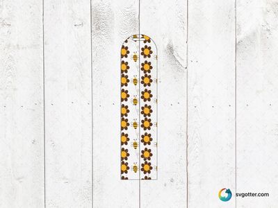 Bee and Flower Stationery, Best for artists, best on notebook cover, best to be applied with print and cut