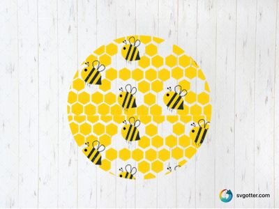 Bee Honeycomb Keychain, Best for nature lovers, best on keychains, best to be applied with sublimation