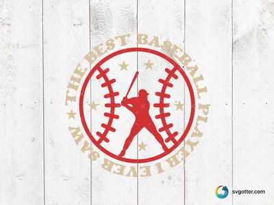 Best Baseball Player Design, Best for sports fans, best on t-shirt, best to be applied with screen printing