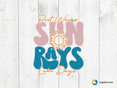 Best Waves Sun Rays, Best for beach lovers, best on t-shirt, best to be applied with sublimation