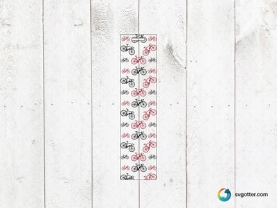 Bicycle Pattern Stationery, Best for cyclists, best on notebook cover, best to be applied with print and cut