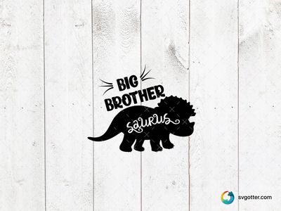 Big Brother Dinosaur Squad, Best for brother, best on t-shirt, best to be applied with heat transfer vinyl
