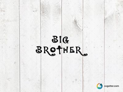 Big Brother Dinosaur Theme, Best for brother, best on t-shirt, best to be applied with heat transfer vinyl