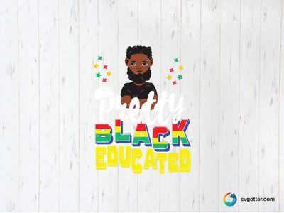 Black Educated Awareness Design, Best for activists, best on t-shirts, best to be applied with screen printing