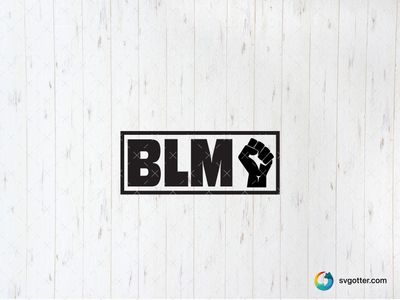 BLM Logo, Best for activists, best on t-shirt, best to be applied with screen printing