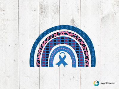 Blue Awareness Ribbon Design, Best for activists, best on t-shirt, best to be applied with sublimation