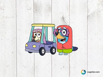 Bluey and Bingo Adventure, Best for children, best on t-shirt, best to be applied with sublimation
