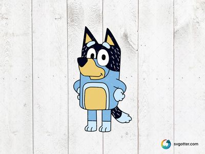 Bluey Cartoon Character, Best for children, best on t-shirt, best to be applied with sublimation