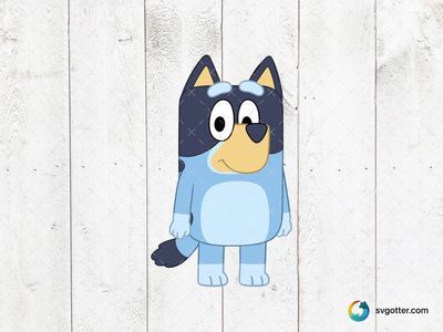 Bluey Character Illustration, Best for children, best on t-shirt, best to be applied with sublimation