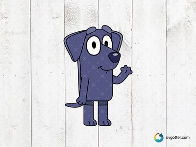 Bluey Character Illustration, Best for children, best on t-shirt, best to be applied with sublimation