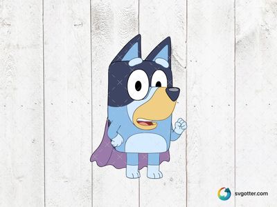 Bluey Superhero, Best for children, best on t-shirt, best to be applied with sublimation