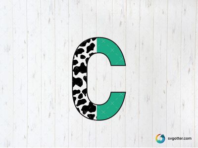 Bold C Design, Best for artists, best on wall art, best to be applied with print and cut