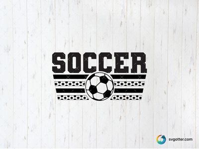 Bold Soccer Design, Best for sports fans, best on t-shirt, best to be applied with heat transfer vinyl