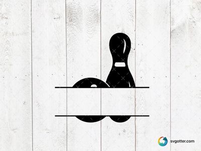 Bowling Pin and Ball Icon, Best for sports enthusiasts, best on t-shirt, best to be applied with screen printing