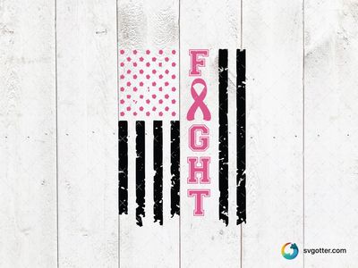Breast Cancer Awareness Fight Design, Best for activists, best on t-shirt, best to be applied with screen printing