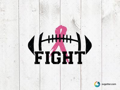 Breast Cancer Awareness Football, Best for sports fans, best on t-shirts, best to be applied with heat transfer vinyl