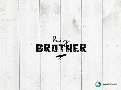 Brother Dinosaur Design, Best for brother, best on t-shirt, best to be applied with heat transfer vinyl