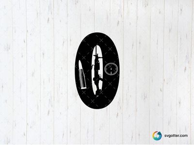 Bullet and Firearm Silhouette, Best for gun enthusiasts, best on t-shirt, best to be applied with screen printing