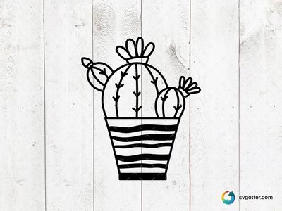 Cactus Silhouette, Best for nature lovers, best on t-shirt, best to be applied with heat transfer vinyl