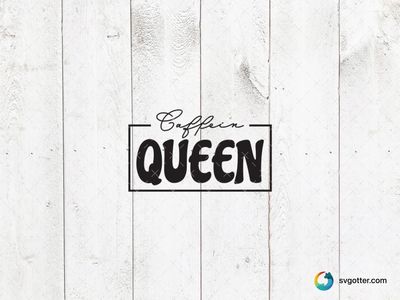Caffeine Queen Design, Best for coffee lover, best on mug, best to be applied with sublimation