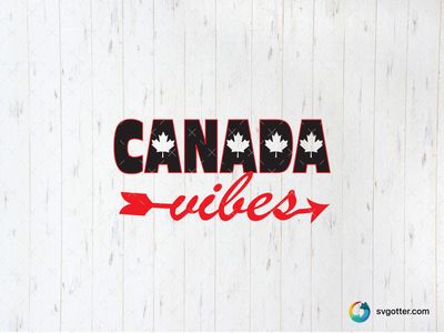 Canada Vibes Design, Best for travelers, best on t-shirt, best to be applied with screen printing