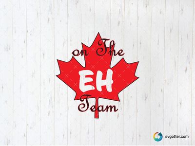 Canadian EH Team Design, Best for Canadian enthusiasts, best on t-shirt, best to be applied with screen printing