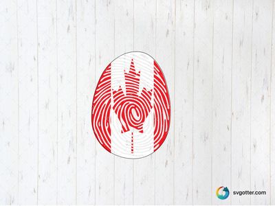 Canadian Identity Fingerprint, Best for national pride enthusiasts, best on t-shirt, best to be applied with screen printing
