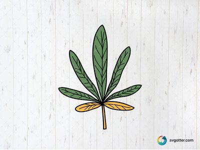 Cannabis Leaf Illustration, Best for activists, best on t-shirt, best to be applied with sublimation