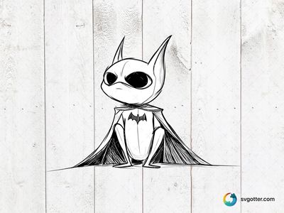 Cartoon Bat Superhero, Best for superhero fans, best on t-shirt, best to be applied with screen printing